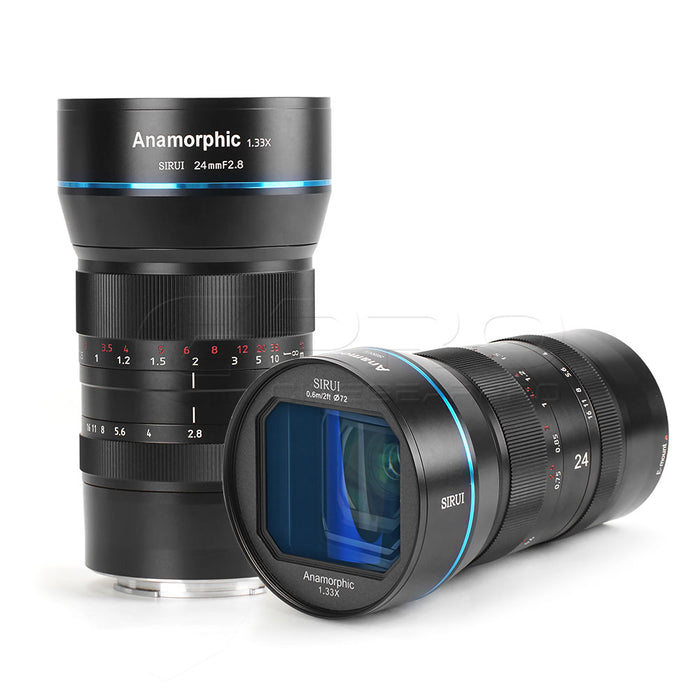 SIRUI 24MM F2.8 1.33x Anamorphic Lens (MFT/E/EF-M/Z/X Mount)