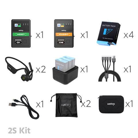 VAXIS Litecomm V1 Full-duplex Wireless Intercom System