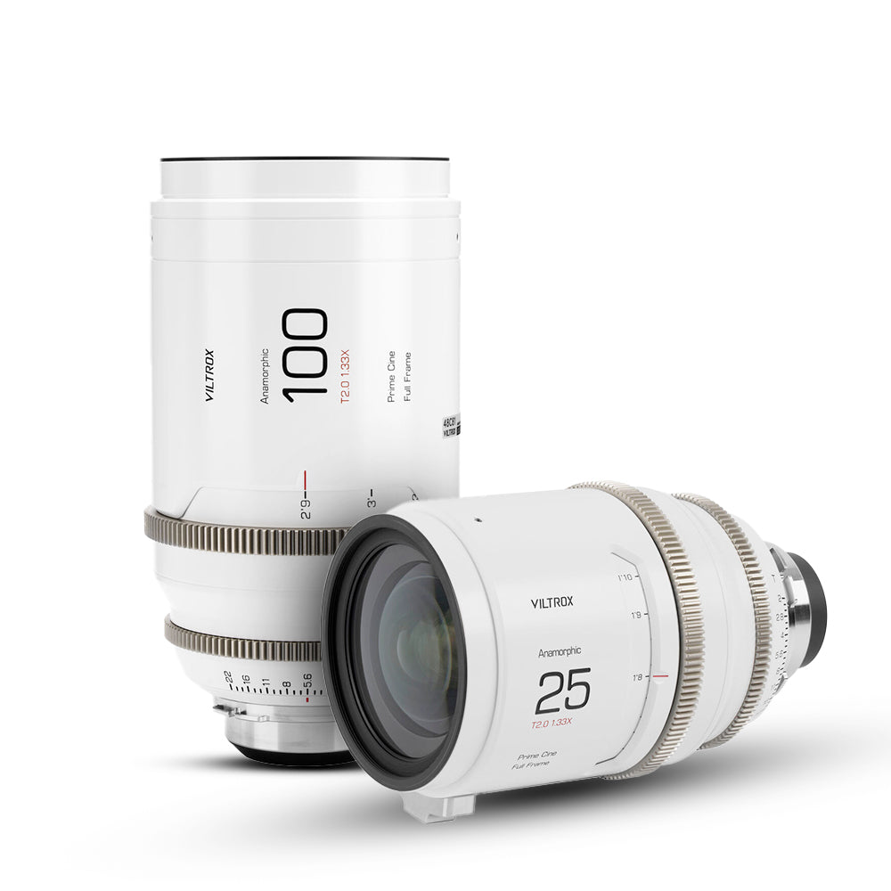 Viltrox EPIC T2 1.33x Full-Frame Anamorphic 2-Lens Set (25/100mm) - PL Mount