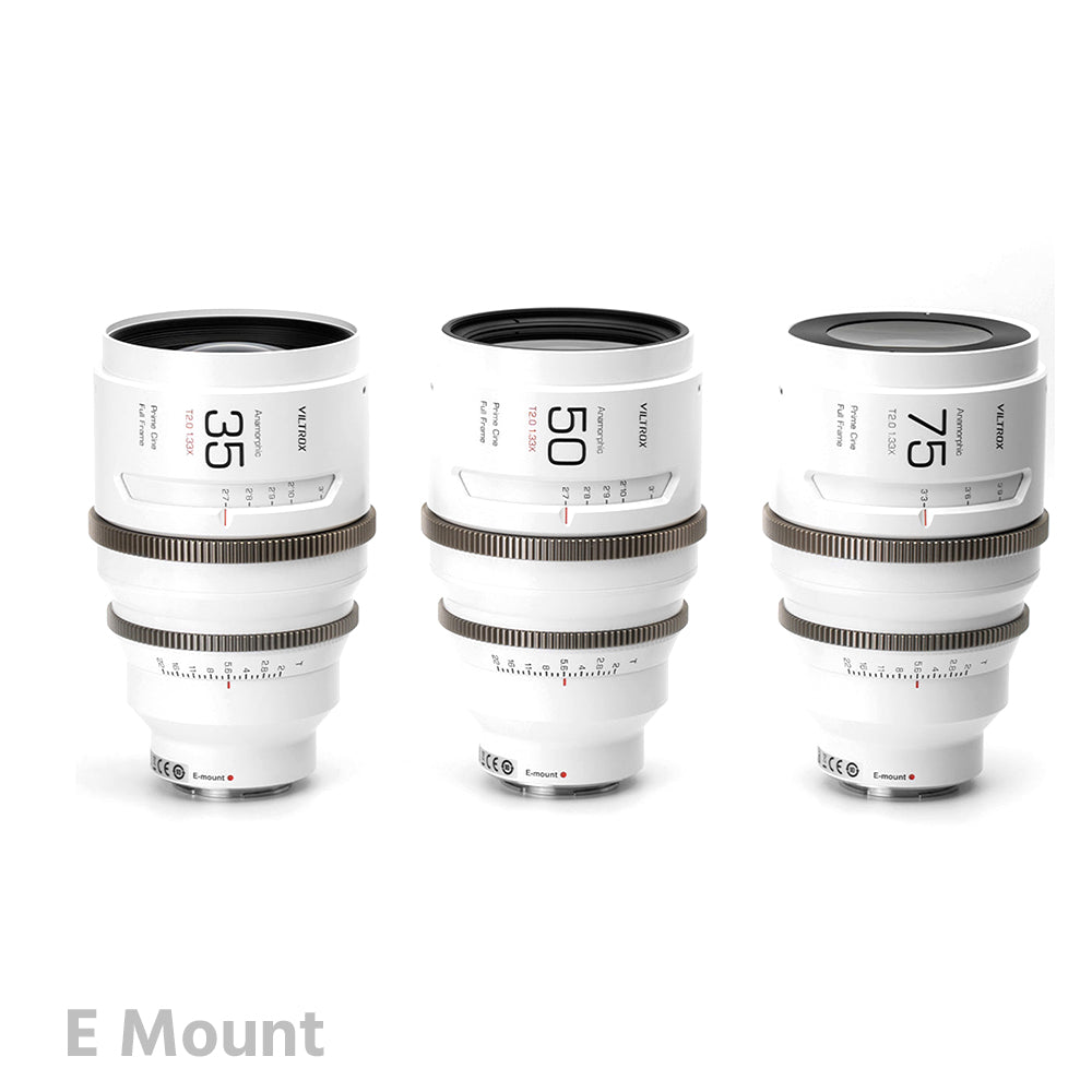 Viltrox EPIC T2.0 1.33x Full-Frame Anamorphic 3-Lens Set (35/50/75mm)