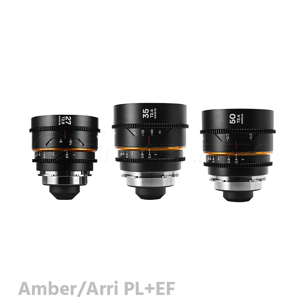 Laowa Nanomorph S35 Prime 3-Lens Bundle (27mm, 35mm, 50mm)