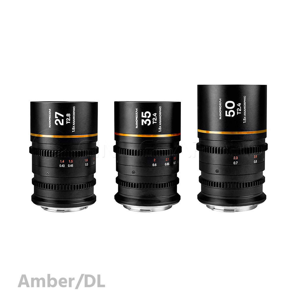 Laowa Nanomorph S35 Prime 3-Lens Bundle (27mm, 35mm, 50mm)