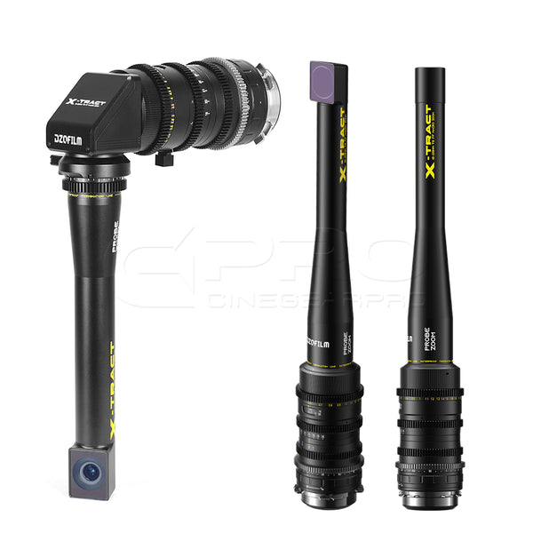 DZOFILM X-Tract 18-28mm T8 FF Probe Zoom 3-Lens Set (0° Direct View/90°View/360° View, ARRI PL Mount)