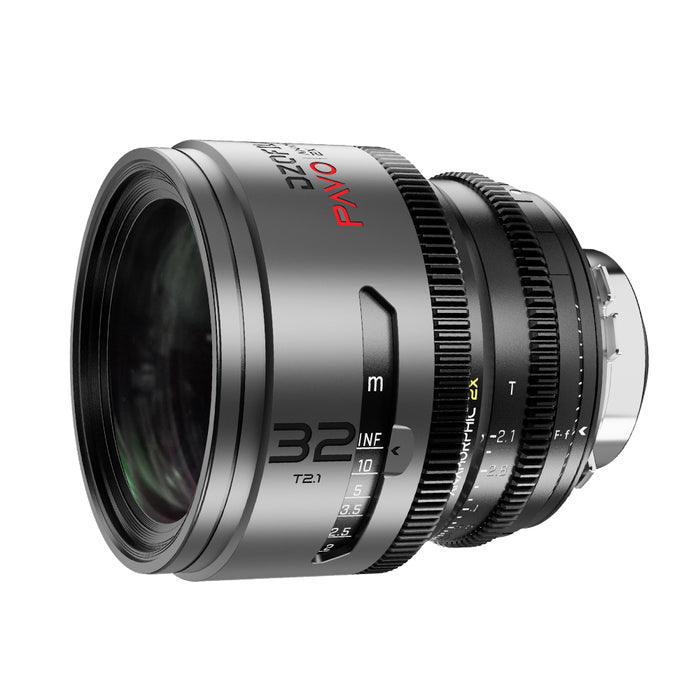 DZOFILM 32mm T2.1 Pavo 2x anamorphic Prime Cine Lens PL&EF mount