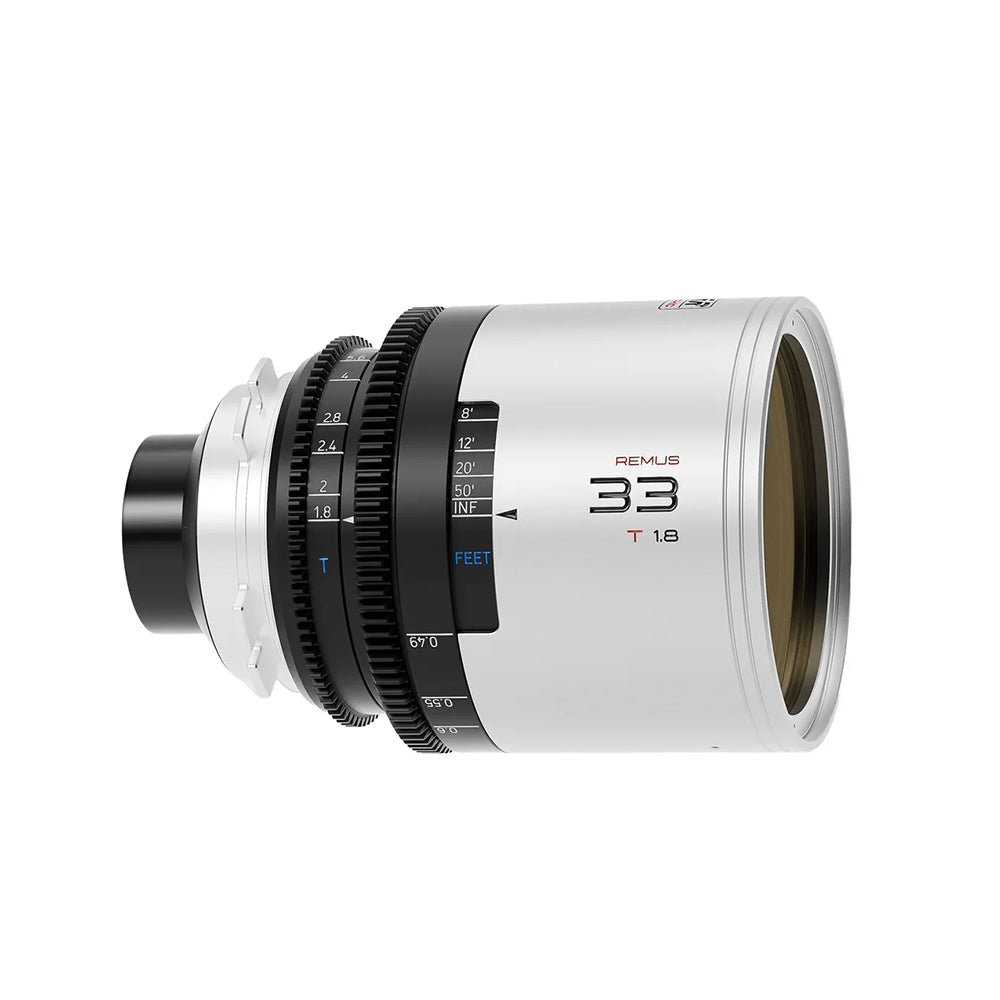 BLAZAR Remus 1.5X 33mm T1.8 Anamorphic Full Frame Lens (Silver)
