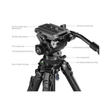 SmallRig x Potato Jet Tribex Hydraulic Carbon Fiber Tripod Kit