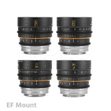 DULENS APO MINI PRIME 4-LENS EF mount 31mm/43mm/58mm/85mm
