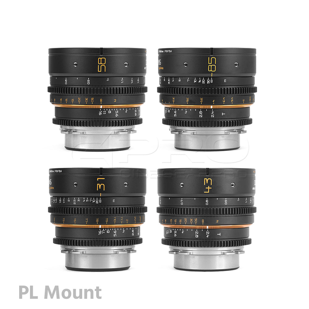 DULENS APO MINI PRIME 4-LENS PL mount 31mm/43mm/58mm/85mm