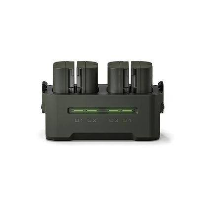 TILTA TBC-E6P Portable Charging Station for Canon LP-E6 Battery (4 Channel) – Green