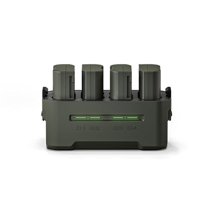 TILTA TBC-EL15 Portable Charging Station for Nikon EN-EL15C Battery (4 Channel) – Green
