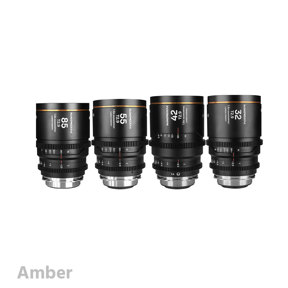 Laowa Nanomorph T2.9 1.5x LF Anamorphic 4-Lens Bundle (ARRI PL/Canon EF)