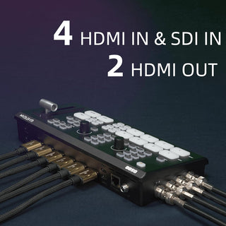 新しいスタイル GoStream OSEE Duet Switcher Video Streaming Live SDI/HDMI/USB 分配器・切替器