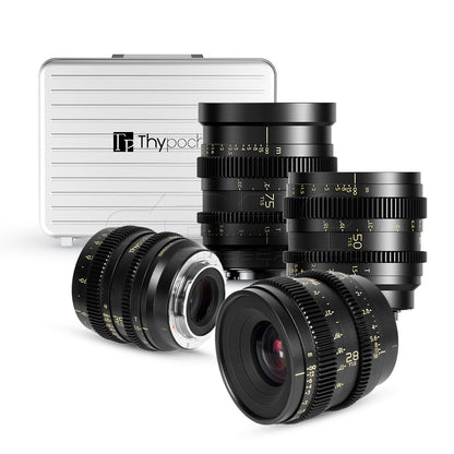 Thypoch Simera-C Full-frame cine 4-lens kit 28/35/50/75mm T1.5(E Mount)