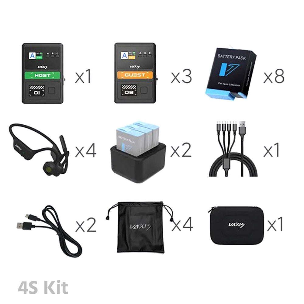 VAXIS Litecomm V1 Full-duplex Wireless Intercom System