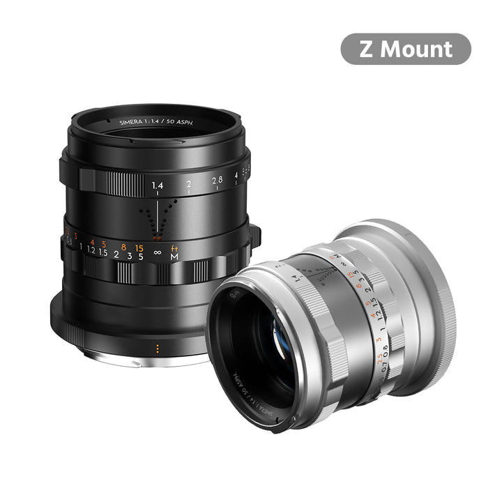 Thypoch Simera 50mm f1.4 Full-frame Lens Z Mount