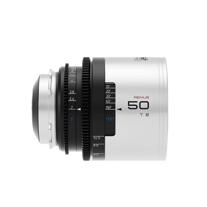 BLAZAR Remus 1.5X 50mm T2 Anamorphic Full Frame Lens (Silver)