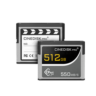 CINEDISKPRO CFast 2.0 Memory Card 4K RAW 512GB