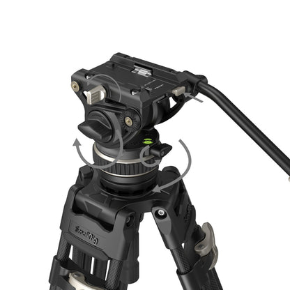 Smallrig 3989 FreeBlazer Heavy-Duty Carbon Fiber Tripod Kit