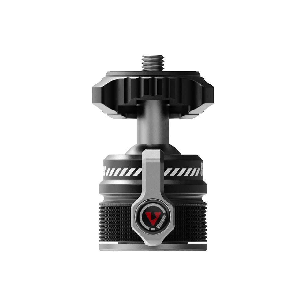 Vlogger Multi-Functional Ball Head with Quick Release Cold Shoe Mount Maximum Payload 5KG
