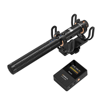 COMICA VM30 2.4G Super Cardioid Condenser Wireless Shotgun Microphone