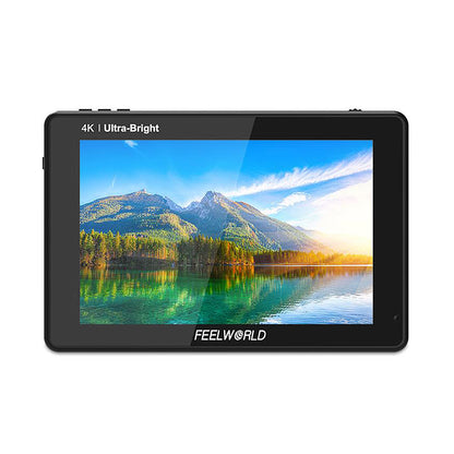 FEELWORLD LUT7S Pro 7 Inch 2200nits DSLR Camera Field Monitor 3D LUT Touch 4K HDMI 3G-SDI F970 Kit