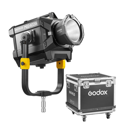 GODOX KNOWLED MG2400Bi K2 Bi-Colour COB LED Cine Broadcasting Light Kit With Flight Case