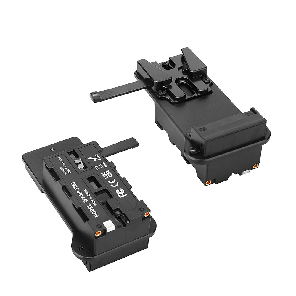 External V-Mount Plate to NP-F550/F750/F970 Dummy Battery Power Supply