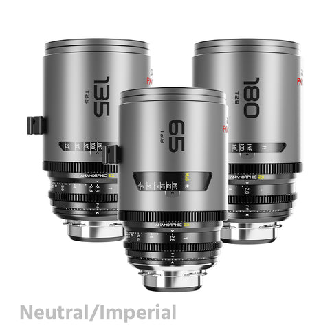 DZOFILM 65/180mm T2.8/135mm T2.5 Pavo 2x anamorphic Prime Cine Lens PL&EF mount
