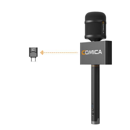 COMICA Revo S Wireless Reporter Microphone for Smartphone