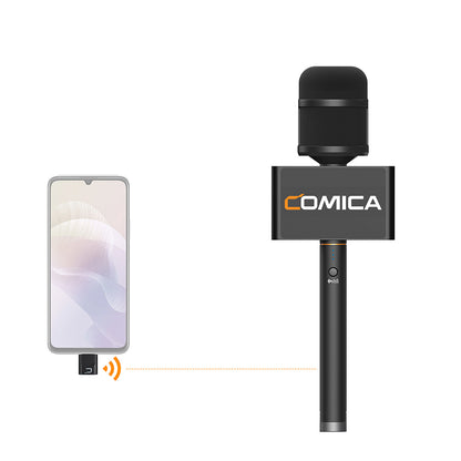 COMICA Revo S Wireless Reporter Microphone for Smartphone
