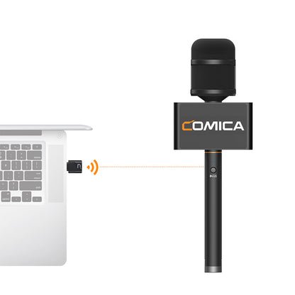 COMICA Revo S Wireless Reporter Microphone for Smartphone