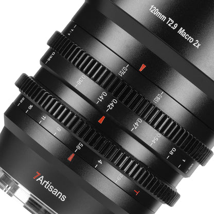 7Artisans 120mm T2.9 Macro 2x Full Frame Cine Lens