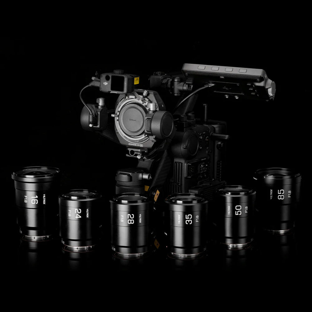 Viltrox Raze AF Full-Frame 6-Lens Set (16/24/28/35/50/85mm) F1.8 DL Mount For Ronin 4D
