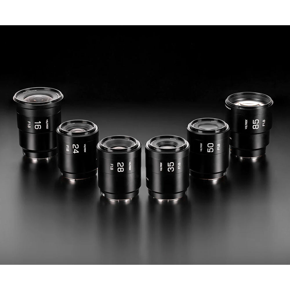 Viltrox Raze AF Full-Frame 6-Lens Set (16/24/28/35/50/85mm) F1.8 DL Mount For Ronin 4D