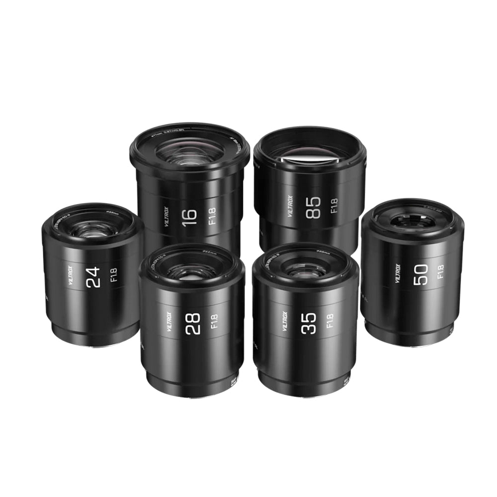 Viltrox Raze AF Full-Frame 6-Lens Set (16/24/28/35/50/85mm) F1.8 DL Mount For Ronin 4D