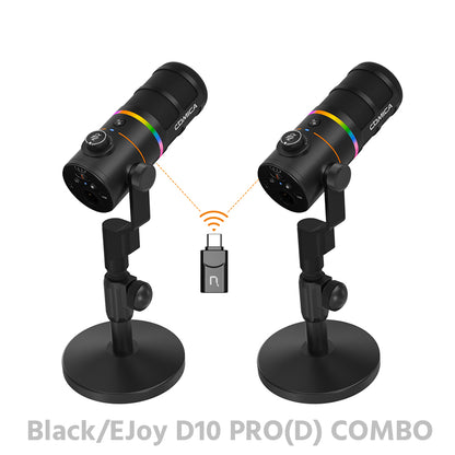 COMICA EJoy D10 PRO RGB Cardioid Dynamic Wireless Microphone