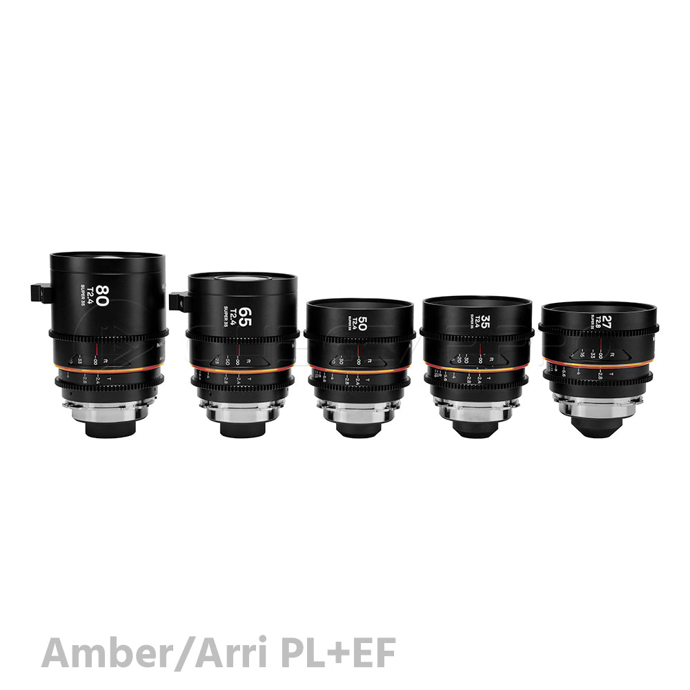 Laowa Nanomorph S35 Prime 5-Lens Bundle  (27mm, 35mm, 50mm, 65mm, 80mm)