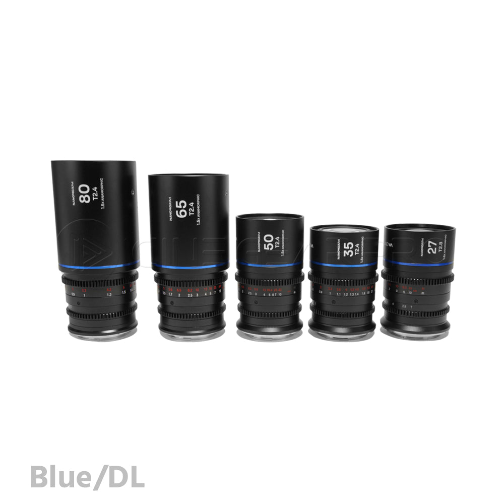 Laowa Nanomorph S35 Prime 5-Lens Bundle  (27mm, 35mm, 50mm, 65mm, 80mm)