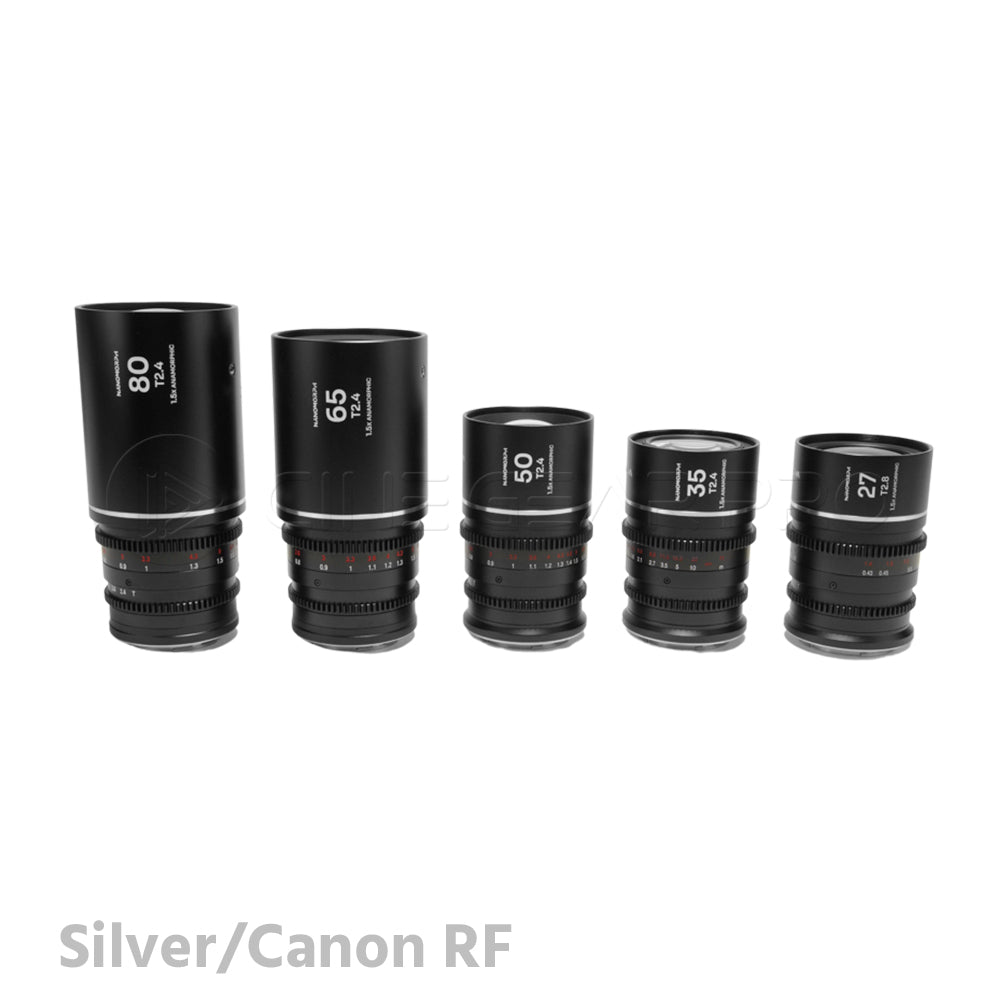 Laowa Nanomorph S35 Prime 5-Lens Bundle  (27mm, 35mm, 50mm, 65mm, 80mm)