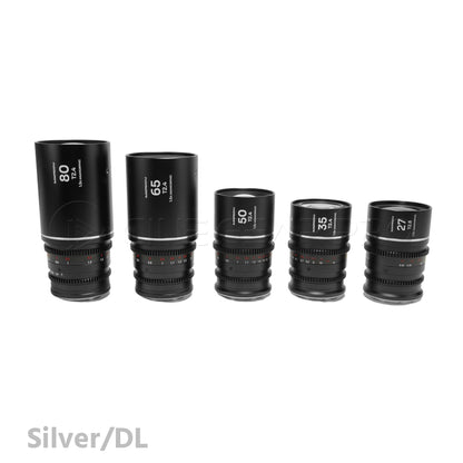 Laowa Nanomorph S35 Prime 5-Lens Bundle  (27mm, 35mm, 50mm, 65mm, 80mm)