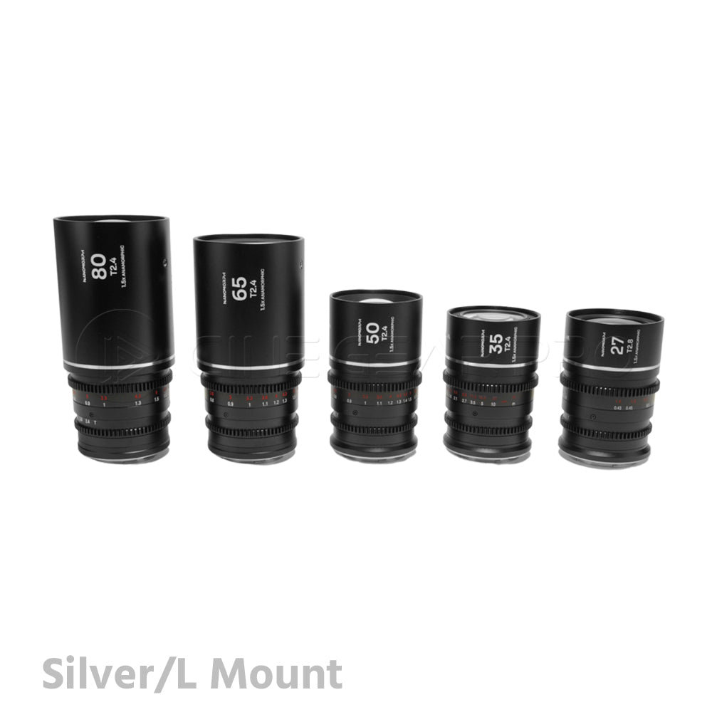 Laowa Nanomorph S35 Prime 5-Lens Bundle  (27mm, 35mm, 50mm, 65mm, 80mm)