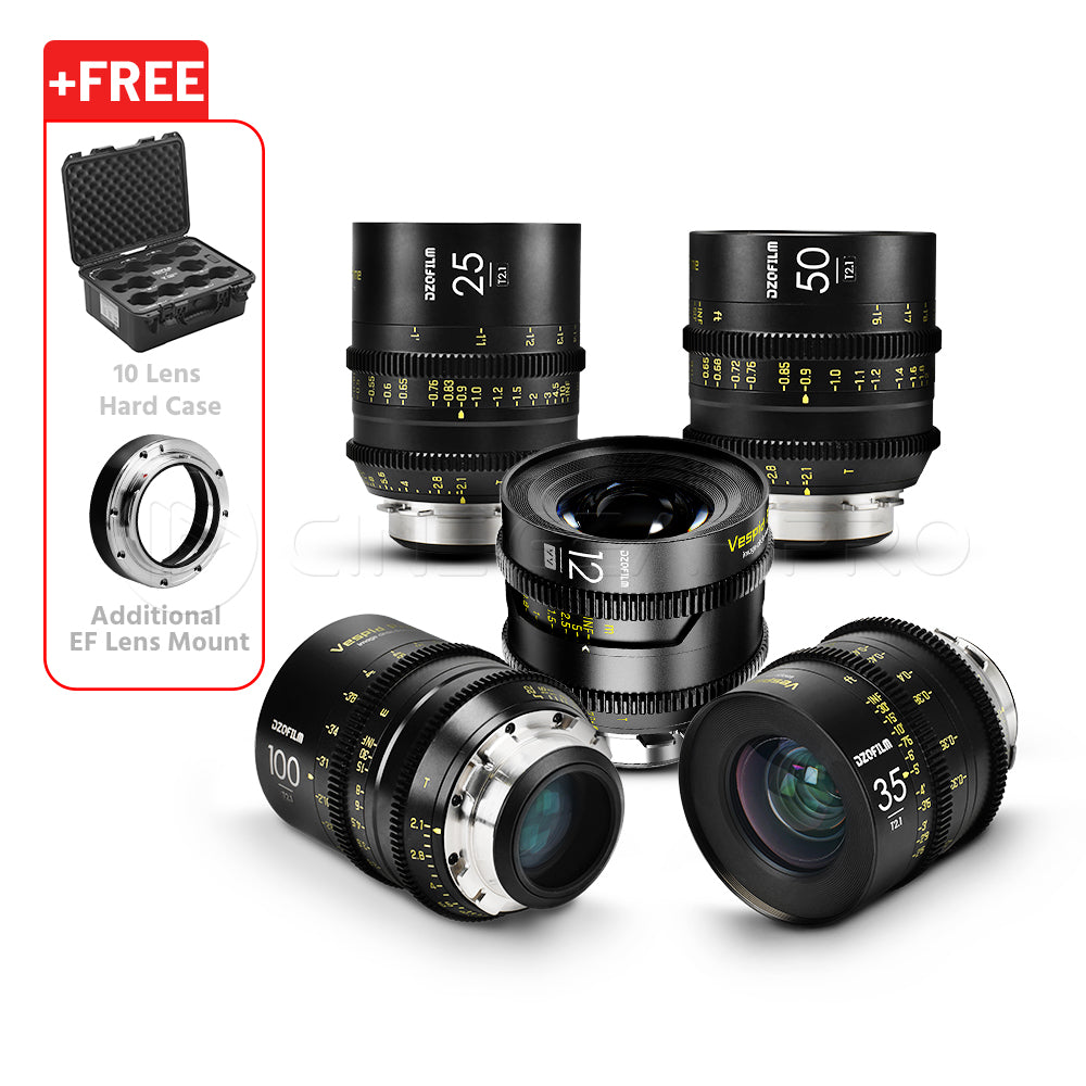 DZOFILM VESPID Prime 5 Lens Bundle Kit