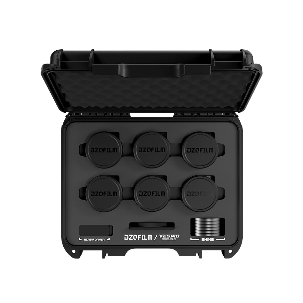 DZOFILM VESPID Prime II T1.9 Full Frame Cinema 6 Lens Set (PL Mount)