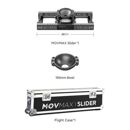 MOVMAX Slider For Professional Cinematographer 60/90/120/150/180/210cm