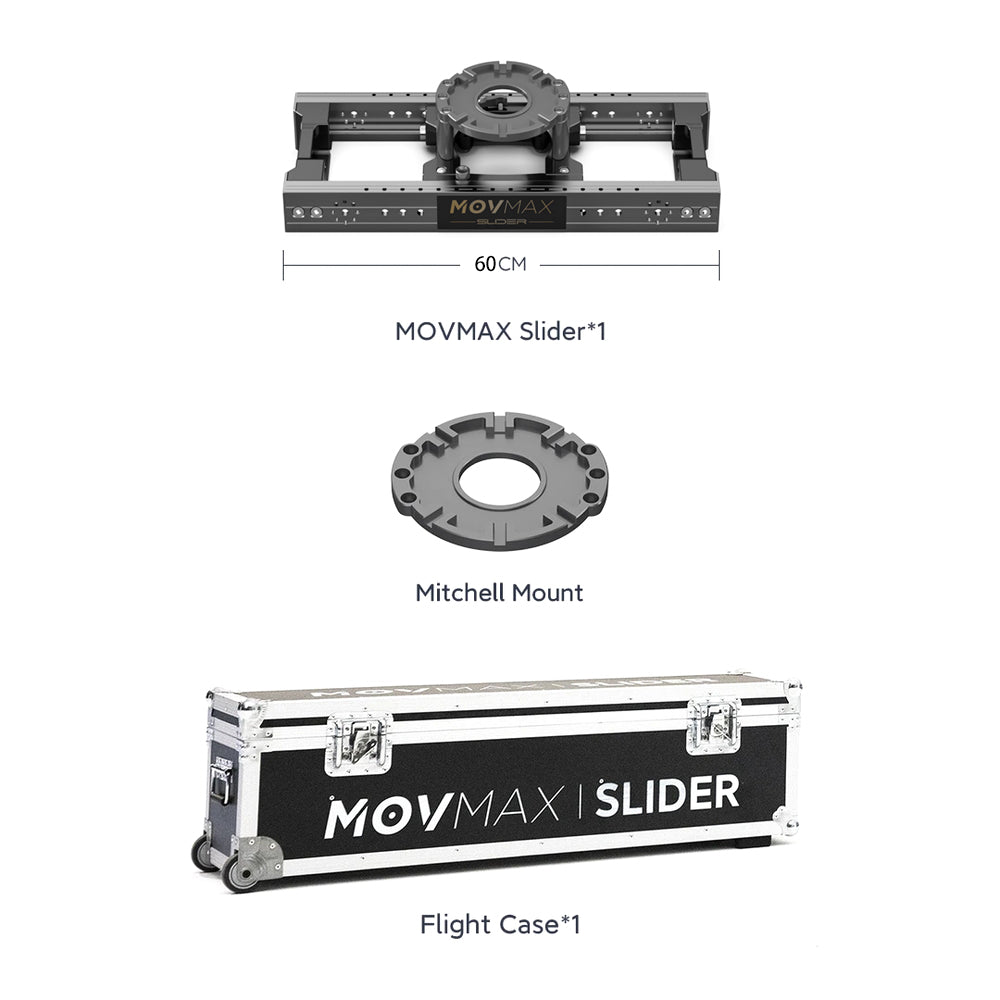 MOVMAX Slider For Professional Cinematographer 60/90/120/150/180/210cm