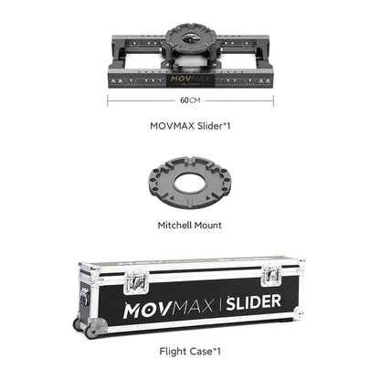 MOVMAX Slider For Professional Cinematographer 60/90/120/150/180/210cm