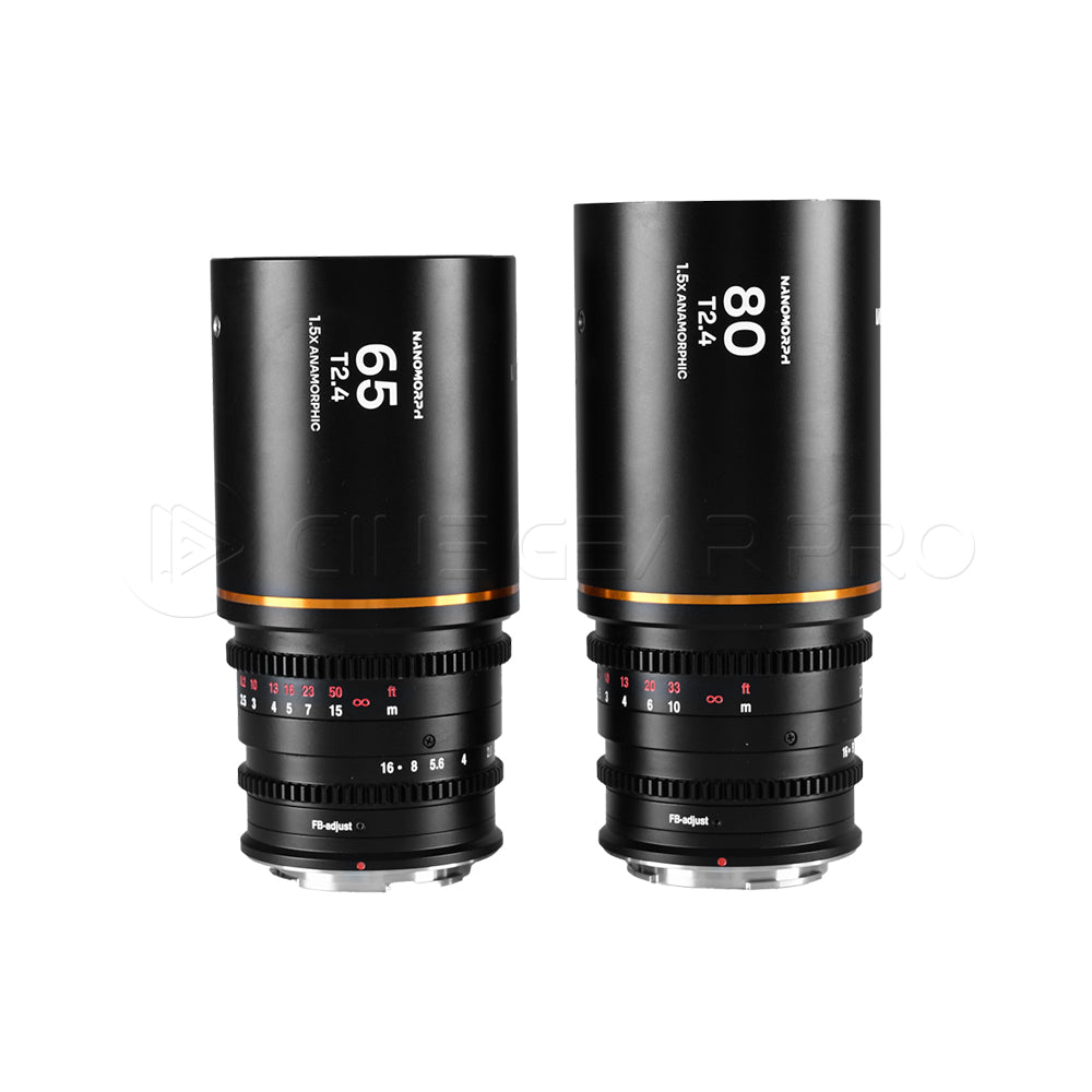 Laowa Nanomorph S35 Prime 2-Lens Bundle  (65mm,80mm)