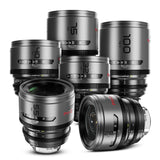 DZOFILM 28/32/40/55/75mm T2.1 & 100mm T2.4 Pavo 2x anamorphic Prime Cine Lens 6 Lens Set PL&EF mount