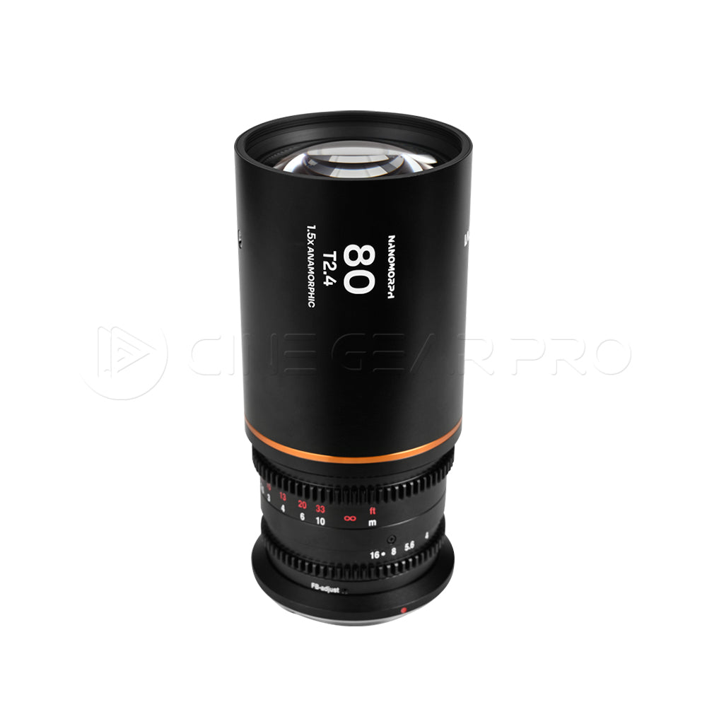 Laowa Nanomorph 80mm T2.4 1.5x S35 Anamorphic Lens