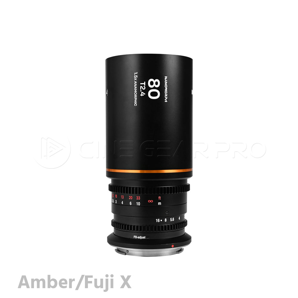 Laowa Nanomorph 80mm T2.4 1.5x S35 Anamorphic Lens